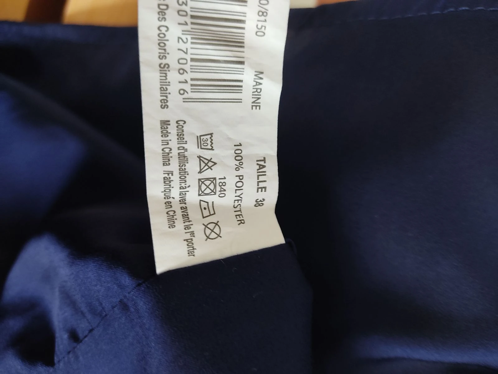 Blouse fluide sans manches bleu marine Monoprix Femme 38 – photo 5